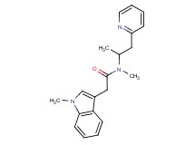 N-methyl-2-(1-methyl-1H-indol-3-yl)-N-(1-methyl-2-pyridin-2-ylethyl)acetamide