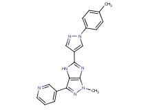 1-methyl-5-[1-(4-methylphenyl)-1H-pyrazol-4-yl]-3-pyridin-3-yl-1,4-dihydroimidazo[4,5-c]pyrazole
