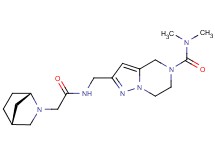 2-({[(1S*,4R*)-2-azabicyclo[2.2.1]hept-2-ylacetyl]amino}methyl)-N,N-dimethyl-6,7-dihydropyrazolo[1,5-a]pyrazine-5(4H)-carboxamide