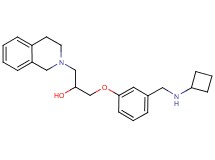 1-{3-[(cyclobutylamino)methyl]phenoxy}-3-(3,4-dihydro-2(1H)-isoquinolinyl)-2-propanol