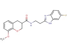 N-[2-(6-fluoro-1H-benzimidazol-2-yl)ethyl]-8-methoxychromane-3-carboxamide