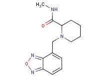 1-(2,1,3-benzoxadiazol-4-ylmethyl)-N-methylpiperidine-2-carboxamide