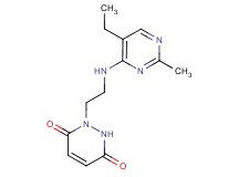 1-{2-[(5-ethyl-2-methylpyrimidin-4-yl)amino]ethyl}-1,2-dihydropyridazine-3,6-dione