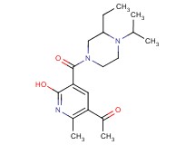 1-{5-[(3-ethyl-4-isopropyl-1-piperazinyl)carbonyl]-6-hydroxy-2-methyl-3-pyridinyl}ethanone