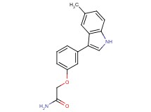 2-[3-(5-methyl-1H-indol-3-yl)phenoxy]acetamide