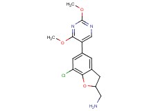 1-[7-chloro-5-(2,4-dimethoxypyrimidin-5-yl)-2,3-dihydro-1-benzofuran-2-yl]methanamine