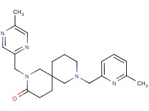 2-[(5-methylpyrazin-2-yl)methyl]-8-[(6-methylpyridin-2-yl)methyl]-2,8-diazaspiro[5.5]undecan-3-one