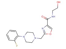 2-{[4-(2-fluorophenyl)piperazin-1-yl]methyl}-N-(2-hydroxyethyl)-1,3-oxazole-4-carboxamide