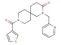 2-(pyridin-2-ylmethyl)-9-(3-thienylcarbonyl)-2,9-diazaspiro[5.5]undecan-3-one