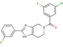 5-(3-chloro-5-fluorobenzoyl)-2-(3-fluorophenyl)-4,5,6,7-tetrahydro-1H-imidazo[4,5-c]pyridine