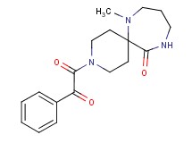 7-methyl-3-[oxo(phenyl)acetyl]-3,7,11-triazaspiro[5.6]dodecan-12-one