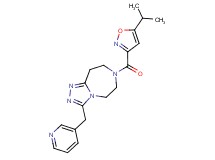 7-[(5-isopropyl-3-isoxazolyl)carbonyl]-3-(3-pyridinylmethyl)-6,7,8,9-tetrahydro-5H-[1,2,4]triazolo[4,3-d][1,4]diazepine