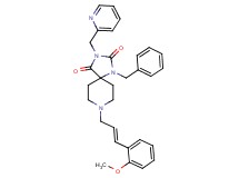 1-benzyl-8-[(2E)-3-(2-methoxyphenyl)-2-propen-1-yl]-3-(2-pyridinylmethyl)-1,3,8-triazaspiro[4.5]decane-2,4-dione