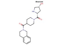 (3R,5R)-5-{[4-(3,4-dihydroisoquinolin-2(1H)-ylcarbonyl)piperidin-1-yl]carbonyl}pyrrolidin-3-ol