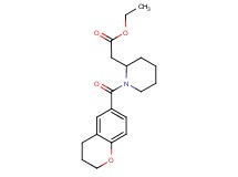 ethyl [1-(3,4-dihydro-2H-chromen-6-ylcarbonyl)-2-piperidinyl]acetate