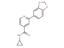 2-(1,3-benzodioxol-5-yl)-N-cyclopropylisonicotinamide
