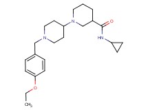 N-cyclopropyl-1'-(4-ethoxybenzyl)-1,4'-bipiperidine-3-carboxamide