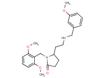 1-(2,6-dimethoxybenzyl)-5-{2-[(3-methoxybenzyl)amino]ethyl}-2-pyrrolidinone