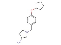 1-[4-(cyclopentyloxy)benzyl]-3-pyrrolidinamine dihydrochloride
