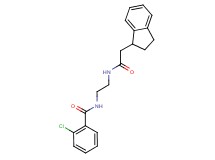 2-chloro-N-{2-[(2,3-dihydro-1H-inden-1-ylacetyl)amino]ethyl}benzamide