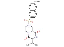 (3S,9aR)-3-isopropyl-8-(2-naphthylsulfonyl)tetrahydro-2H-pyrazino[1,2-a]pyrazine-1,4(3H,6H)-dione