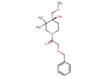 (4S)-1-[(benzyloxy)acetyl]-4-(methoxymethyl)-3,3-dimethyl-4-piperidinol