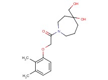 1-[(2,3-dimethylphenoxy)acetyl]-4-(hydroxymethyl)-4-azepanol