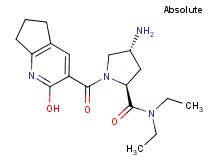 (2S,4R)-4-amino-N,N-diethyl-1-[(2-hydroxy-6,7-dihydro-5H-cyclopenta[b]pyridin-3-yl)carbonyl]-2-pyrrolidinecarboxamide