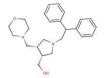 [(3R*,4S*)-1-(2,2-diphenylethyl)-4-(morpholin-4-ylmethyl)pyrrolidin-3-yl]methanol