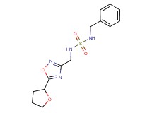 N-benzyl-N'-{[5-(tetrahydrofuran-2-yl)-1,2,4-oxadiazol-3-yl]methyl}sulfamide