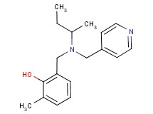 2-{[sec-butyl(pyridin-4-ylmethyl)amino]methyl}-6-methylphenol