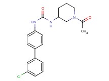 N-(1-acetylpiperidin-3-yl)-N'-(3'-chlorobiphenyl-4-yl)urea
