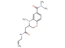 3-[2-(allylamino)-2-oxoethyl]-N,N,4-trimethyl-3,4-dihydro-2H-1,4-benzoxazine-6-carboxamide