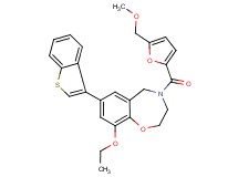 7-(1-benzothien-3-yl)-9-ethoxy-4-[5-(methoxymethyl)-2-furoyl]-2,3,4,5-tetrahydro-1,4-benzoxazepine