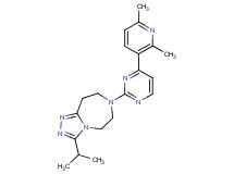7-[4-(2,6-dimethylpyridin-3-yl)pyrimidin-2-yl]-3-isopropyl-6,7,8,9-tetrahydro-5H-[1,2,4]triazolo[4,3-d][1,4]diazepine