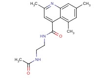 N-[2-(acetylamino)ethyl]-2,5,7-trimethylquinoline-4-carboxamide