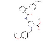 methyl (4R)-4-[(2-biphenylylcarbonyl)amino]-1-(4-ethoxybenzyl)-L-prolinate