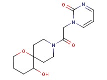 1-[2-(5-hydroxy-1-oxa-9-azaspiro[5.5]undec-9-yl)-2-oxoethyl]pyrimidin-2(1H)-one
