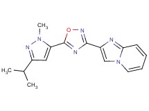 2-[5-(3-isopropyl-1-methyl-1H-pyrazol-5-yl)-1,2,4-oxadiazol-3-yl]imidazo[1,2-a]pyridine