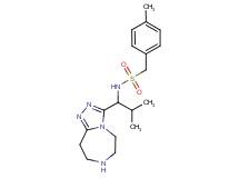 1-(4-methylphenyl)-N-[2-methyl-1-(6,7,8,9-tetrahydro-5H-[1,2,4]triazolo[4,3-d][1,4]diazepin-3-yl)propyl]methanesulfonamide