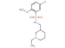 5-chloro-N-[(1-ethylpiperidin-3-yl)methyl]-2-methoxybenzenesulfonamide