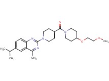 6-isopropyl-2-(4-{[4-(2-methoxyethoxy)-1-piperidinyl]carbonyl}-1-piperidinyl)-4-methylquinazoline