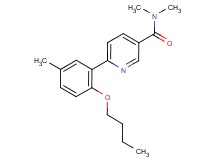6-(2-butoxy-5-methylphenyl)-N,N-dimethylnicotinamide