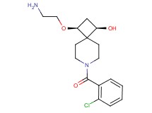 (1R*,3S*)-3-(2-aminoethoxy)-7-(2-chlorobenzoyl)-7-azaspiro[3.5]nonan-1-ol