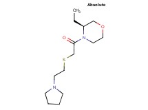 (3S)-3-ethyl-4-{[(2-pyrrolidin-1-ylethyl)thio]acetyl}morpholine