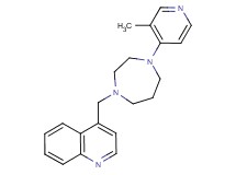 4-{[4-(3-methylpyridin-4-yl)-1,4-diazepan-1-yl]methyl}quinoline