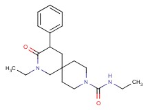 N,2-diethyl-3-oxo-4-phenyl-2,9-diazaspiro[5.5]undecane-9-carboxamide