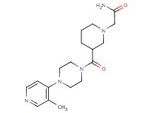 2-(3-{[4-(3-methyl-4-pyridinyl)-1-piperazinyl]carbonyl}-1-piperidinyl)acetamide