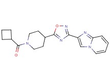 2-{5-[1-(cyclobutylcarbonyl)-4-piperidinyl]-1,2,4-oxadiazol-3-yl}imidazo[1,2-a]pyridine