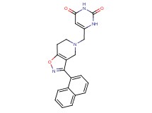 6-{[3-(1-naphthyl)-6,7-dihydroisoxazolo[4,5-c]pyridin-5(4H)-yl]methyl}pyrimidine-2,4(1H,3H)-dione